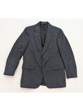 Palm Beach Men's Blazer Jacket Sport Coat Size 40R Blue Wool Vintage